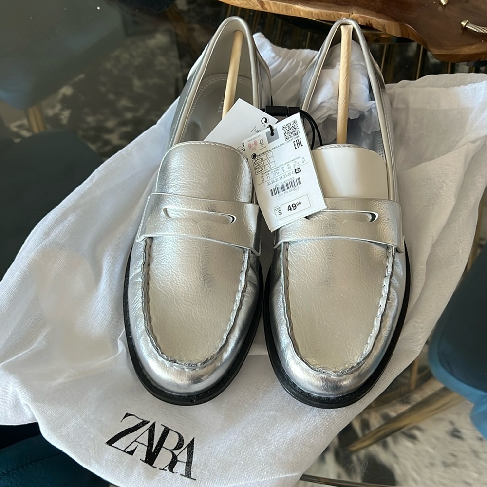 Brand new unworn Zara loafers